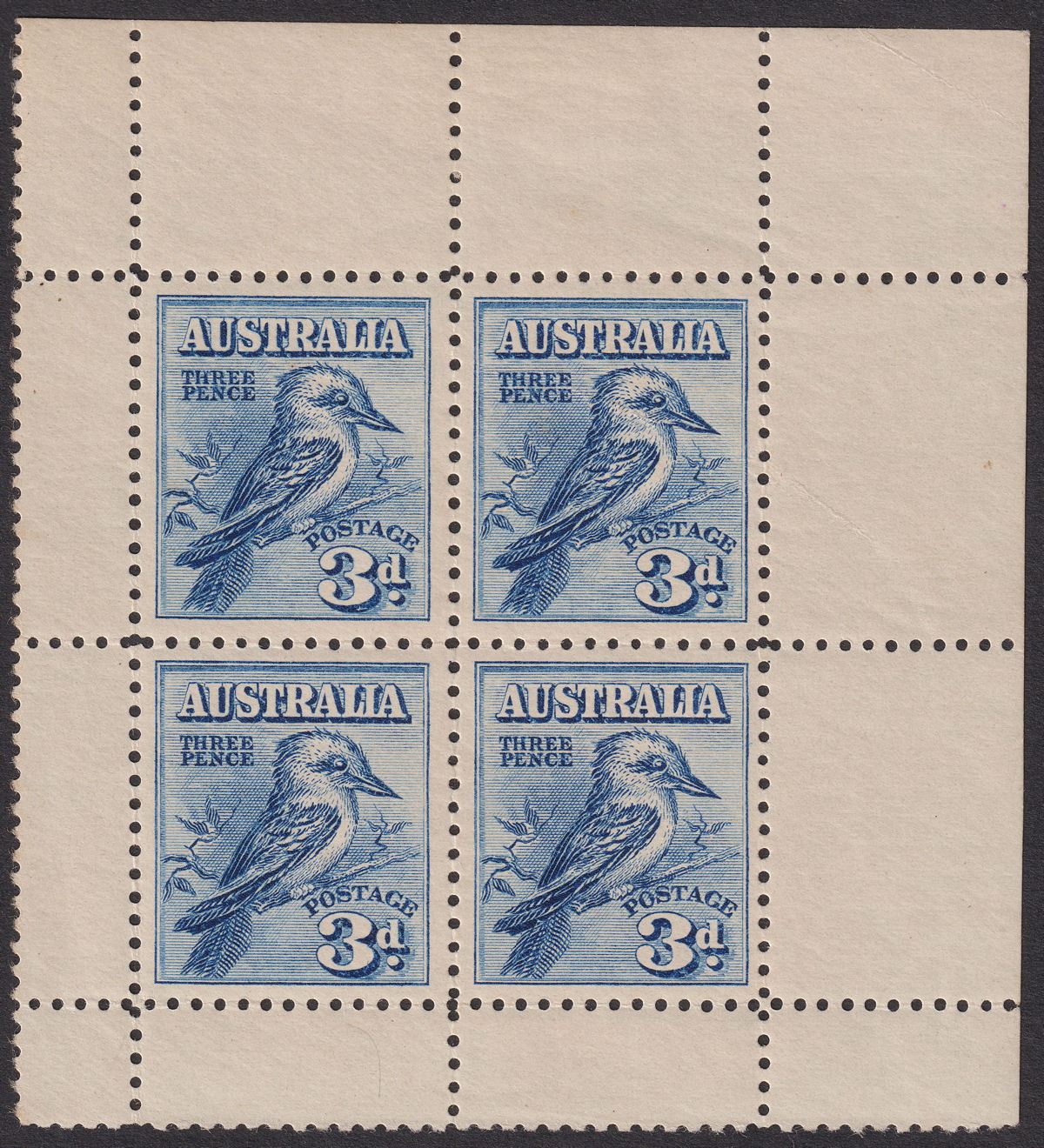 Australia Kgv Kookaburra D Miniature Sheet Mint Sg Ms A Cat