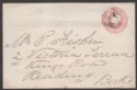 Queen Victoria 1853 1d Postal Stationery Cover Used Maidenhead to Reading