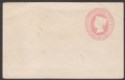 Queen Victoria 1860 1d Postal Stationery Cover Unused with silk threads