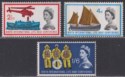 Click for more photos and details QEII 1963 Lifeboat Conference Phosphor Set Mint SG639p-641p cat £48