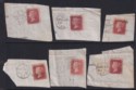 Click for more photos and details QV 1861-64 1d Used w GOLSPIE, STIRLING, ELGIN, DINGWALL, OBAN, DUNDEE Postmarks