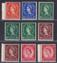 Click for more photos and details Queen Elizabeth II 1952-54 Tudor Crown Set to 2½d Watermark Varieties Mint