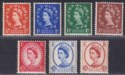 Click for more photos and details Queen Elizabeth II 1959 Phosphor-Graphite Part Set to 4½d Mint