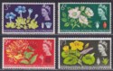 Click for more photos and details QEII 1964 Botanical Congress Phosphor Set Mint SG655p-658p cat £30
