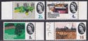 Click for more photos and details QEII 1964 Geographical Congress Phosphor Set Mint SG651p-654p cat £30