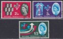 Click for more photos and details QEII 1962 National Productivity Year Phosphor Set Used SG631p-633p cat £22