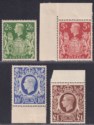 Click for more photos and details King George VI 1939-48 High Values Part Set to £1 Mint cat £100
