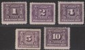 Click for more photos and details Canada 1906 King Edward VII Postage Due Set Mostly Mint SG D1-D8 cat £140