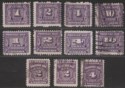 Click for more photos and details Canada 1930-35 King George V Postage Due Selection to 10c Used