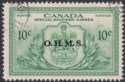 Click for more photos and details Canada 1950 KGVI Official OHMS Overprint Special Delivery 10c Used SG OS20 c£50