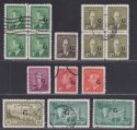 Click for more photos and details Canada 1950-52 KGVI Official G Overprint Part Set to 50c Used
