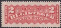 Click for more photos and details Canada 1888 Queen Victoria Registration 2c Rose-Carmine Mint SG R4 cat £180 flts