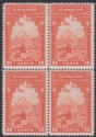 Click for more photos and details Canada 1927 KGV Special Delivery 20c Orange Block of 4 Mint SG S5 cat £100