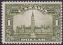Click for more photos and details Canada 1929 KGV Parliament $1 Olive-Green Mint SG285 cat £250