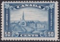 Click for more photos and details Canada 1930 KGV Memorial Church 50c Blue Mint SG302 cat £120