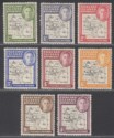 Click for more photos and details Falkland Islands Dependencies 1946 KGVI Thick Map Set Mint SG G1-G8 cat £14