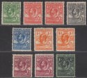 Click for more photos and details Falkland Islands 1929 KGV Fin Whale and Penguins Set to 1sh Mint SG116-122