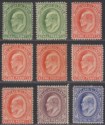 Click for more photos and details Falkland Islands 1904 King Edward VII Set to 2½d Mostly Mint SG43-46