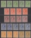 Click for more photos and details Falkland Islands 1912-20 King George V Short Set to 1sh with Shades Mint SG60-65