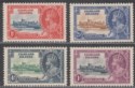 Click for more photos and details Falkland Islands 1935 KGV Silver Jubilee Set Mint SG139-142 cat £55 toned gum