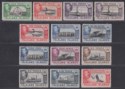 Click for more photos and details Falkland Islands 1938-50 King George VI Part Set to 1sh3d Mint toned gum