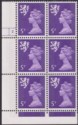 Click for more photos and details QEII 1973 Scotland Machin 5p Dot Cylinder 7 Phosphor 11 FCP Blck Mint SG XS42