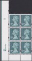 Click for more photos and details QEII 2003 Machin £2 Dp Blue-Green Missing £ Cylinder D1 Block of 6 Mint SG Y1747