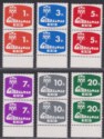 Click for more photos and details Gibraltar QEII 1976 Postage Due Pairs Set UM Mint SG D7-D12 MNH