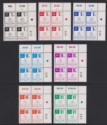 Click for more photos and details Gibraltar QEII 1984 Postage Due Block Set UM Mint SG D13-D19 MNH