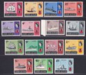Click for more photos and details Gibraltar 1967 QEII Ships Set Mint SG200-213 cat £38