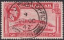 Click for more photos and details Gibraltar 1938 KGVI 1½d Carmine Perf 13½ Used SG123a