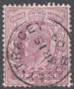 King Edward VII 1906 6d Pale Dull Purple on Chalky Paper Used SG245a