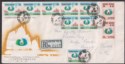 Click for more photos and details Hong Kong 1970 QEII Osaka World Fair selection Used on Regd First Day Cover