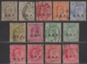 Click for more photos and details India 1905-11 KEVII China Expeditionary Force CEF Overprints to 8a Used