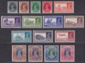 Click for more photos and details India 1937 King George VI Set to 10r Mint SG247-262