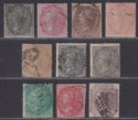 Click for more photos and details India 1855-60 Queen Victoria Unwatermarked Selection to 8a Used