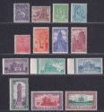 Click for more photos and details India 1949 Archaeology Set to 5r Mint SG309-322 cat £130