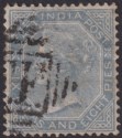 Click for more photos and details India used Abyssinia 1867 QV 6a8p Slate Used SG AZ7 w FF Postmark cat £150