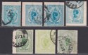 Click for more photos and details Indian States Kishangarh 1913-16 ¼a and ½a Selection Used SG63-64