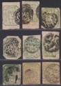 Click for more photos and details Indian States Jhalawar 1890 QV ¼a Green Imperf Selection Used SG2