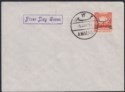 Click for more photos and details Jordan 1953 Postage Opt Tax 100f on 100m Used First Day? Cover SG407 cat £100