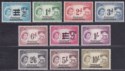 Click for more photos and details Nyasaland 1963 Queen Elizabeth II Overprint Set to 10sh Mint SG188-197 cat £11