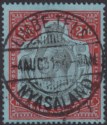 Click for more photos and details Nyasaland 1926 KGV 2sh6d Grey-Black + Scarlet-Verm Used SG110j c£40 LIMBE TELS