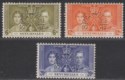 Click for more photos and details Seychelles 1937 KGVI Coronation SPECIMEN Perf Set Mint SG132s-134s cat £95