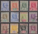 Click for more photos and details Seychelles 1906 King Edward VII Set Used SG60-70 cat £225 with tone spots
