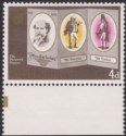 Click for more photos and details St Helena 1970 QEII Charles Dickens 4d wmk Crown to Right Mint SG249w