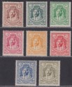 Click for more photos and details Transjordan 1942 KGVI Emir Abdullah Set Mint SG222-229 cat £100 some faults