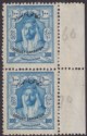 Click for more photos and details Transjordan 1930 KGV Emir Locust Campaign Overprint 100m Pair Mint SG192 cat £50