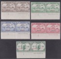 Click for more photos and details Jordan Occupation Palestine 1949 75th Anniv UPU Plate Pairs Set Mint SG P30-P34