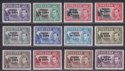 Click for more photos and details Tristan da Cunha 1952 KGVI Overprint Set Mint SG1-12 cat £140